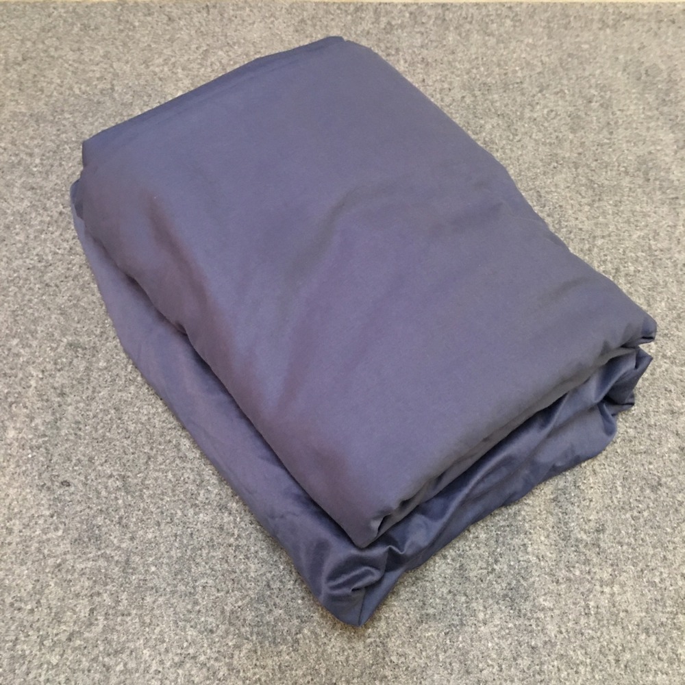 Brooklinen Sheet Set King Navy Blue 100% Cotton Flat and Fitted Sheets